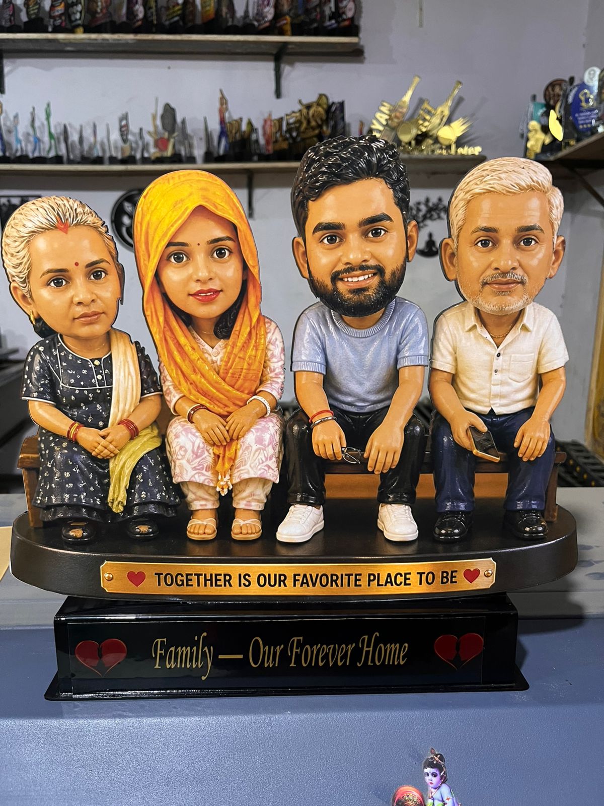 Premium Family Portrait Caricature - Style IV